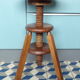 Antique watchmaker's stool with screws