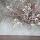 Peinture sur toile fleurs en prairie