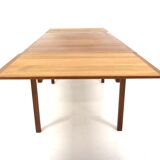 Scandinavian dining table "wallet" in teak, Hugo Troeds, Sweden, 1960