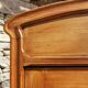Superb Bonnetière Art Nouveau cabinet in lemon tree