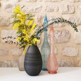 Vase rond noir