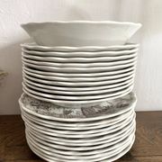 Swiss landscape Italy 25-piece dinner and soup plates