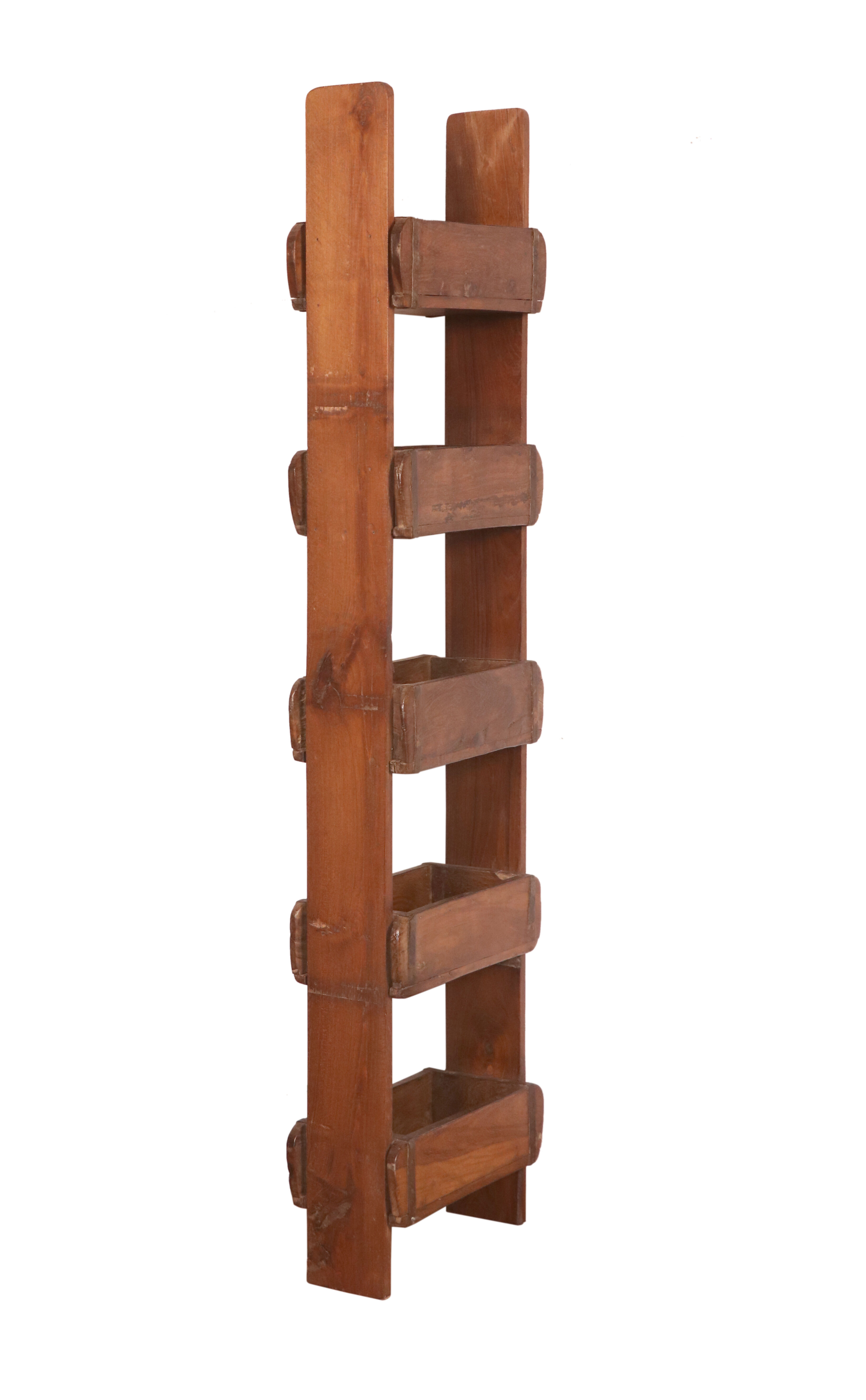 Shelf 5 levels in Burmese teak