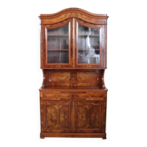Antique Cupboard In Walnut Briar, Italy Mid 19th Century