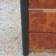 Roche Bobois Mahey black lacquer and burl commode with 3 drawers.