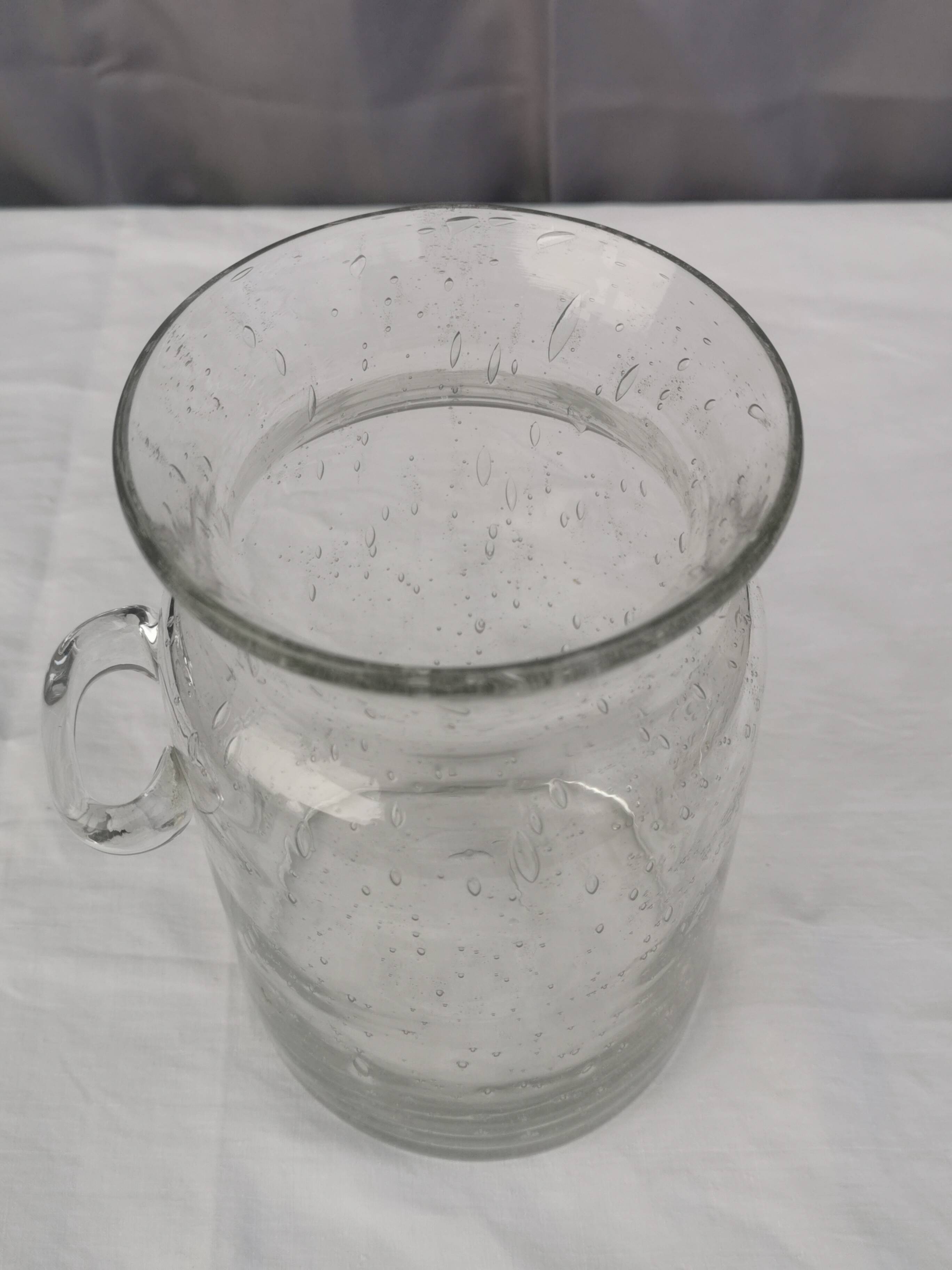 ANCIENT “BLOWN GLASS” POT 19th