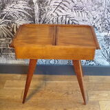 Vintage sewing furniture sliding panels