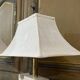 Pair of Italian lamps in travertine by Fratelli Mannelli