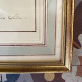 Lithographic frame Nightingale of Japan.