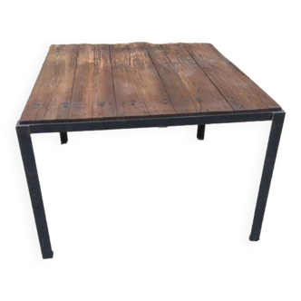 Industrial style dining table