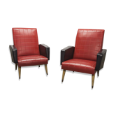 Pair of rockabilly feet compass 60 chairs