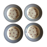 4 vintage "Aix" plates