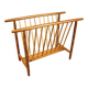 Porte-revues en bois du milieu du siècle