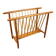 Porte-revues en bois du milieu du siècle