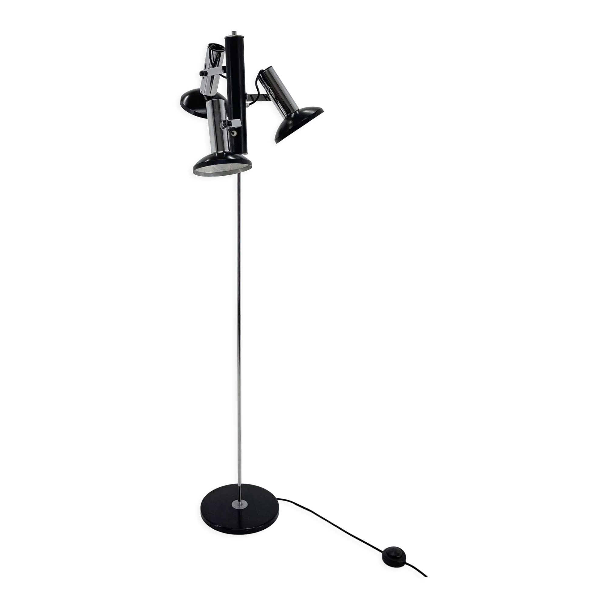 1960's Chrome 3 Spot Floor Lamp, Italy