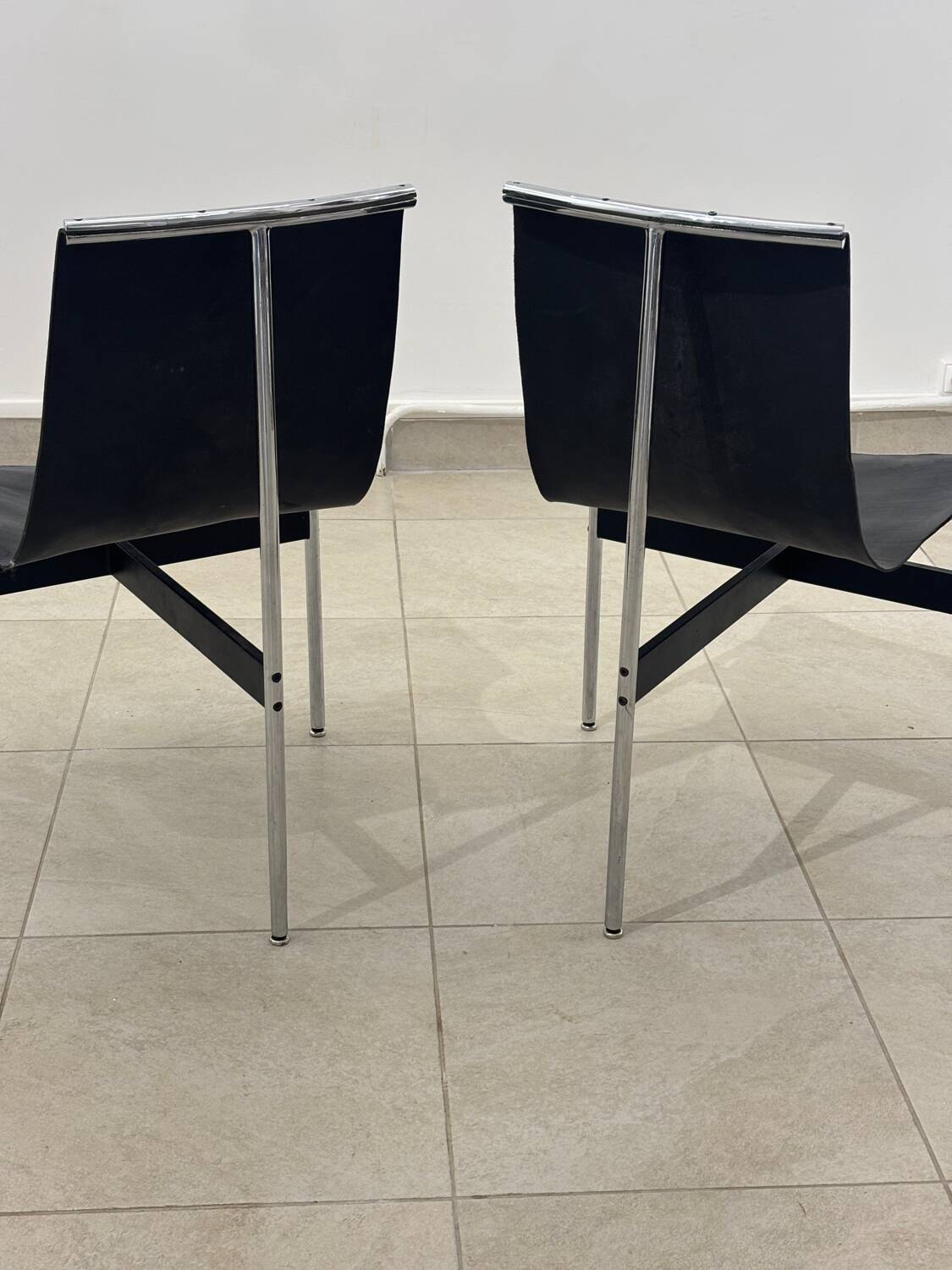 Pair of  T armchairs by Katavolos Little and Kelley, Laverne International