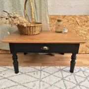 Table basse vintage rénovée