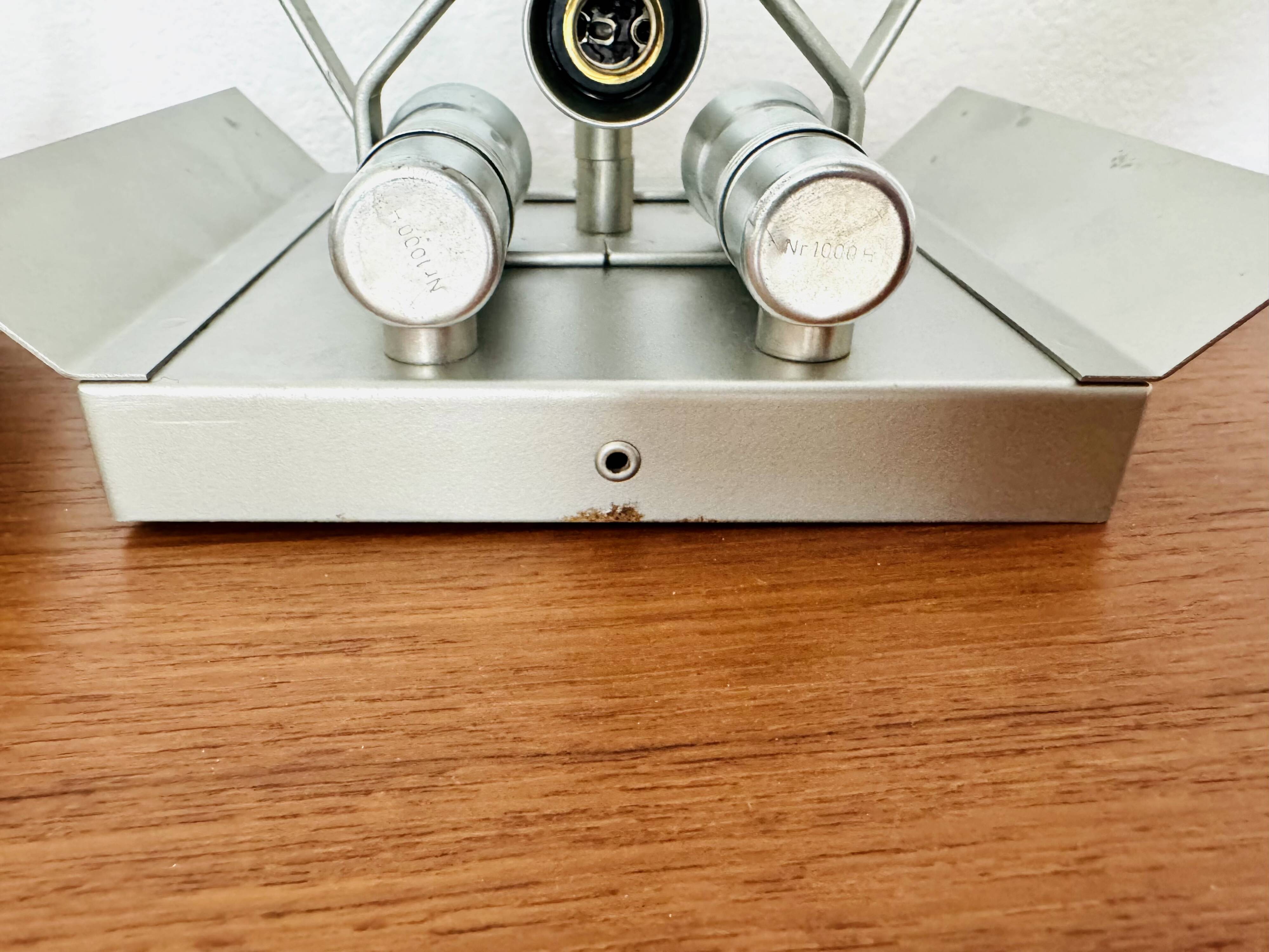 Set of 2 Austrian Ice Glass Wall Lamps by J.T. Kalmar