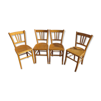 Set de 4 chaises bistrot