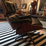 Lounge de Charles Eames avec son ottoman