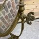 Brass table psyche mirror  27x40cm