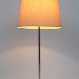 Lampe en acier avec pied en fonte, edition Arlus, circa 1960