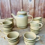 Coffee set in Sarreguemines sandstone.
