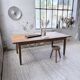 Farm table pitch pine 2 x 1 m from the 1950s