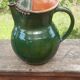 Mid-20th century glazed terracotta pitcher