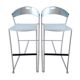 Two bar chairs, Juliette model by Baleri