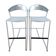 Two bar chairs, Juliette model by Baleri