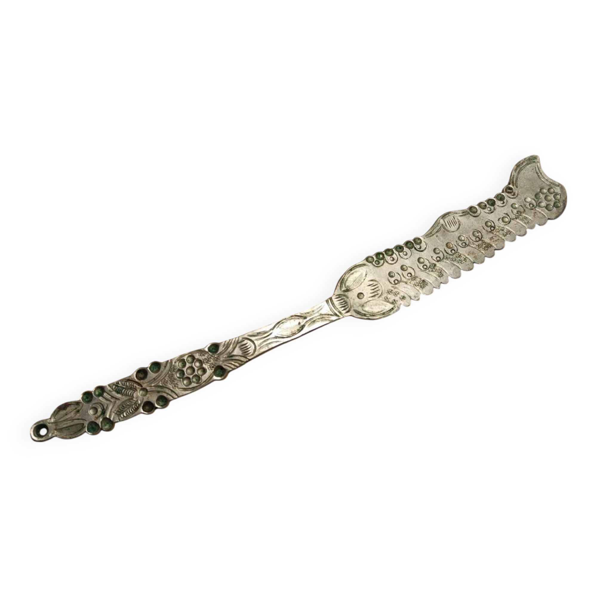 Antique metal cake knife