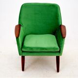 Green armchair, Denmark, 1960s