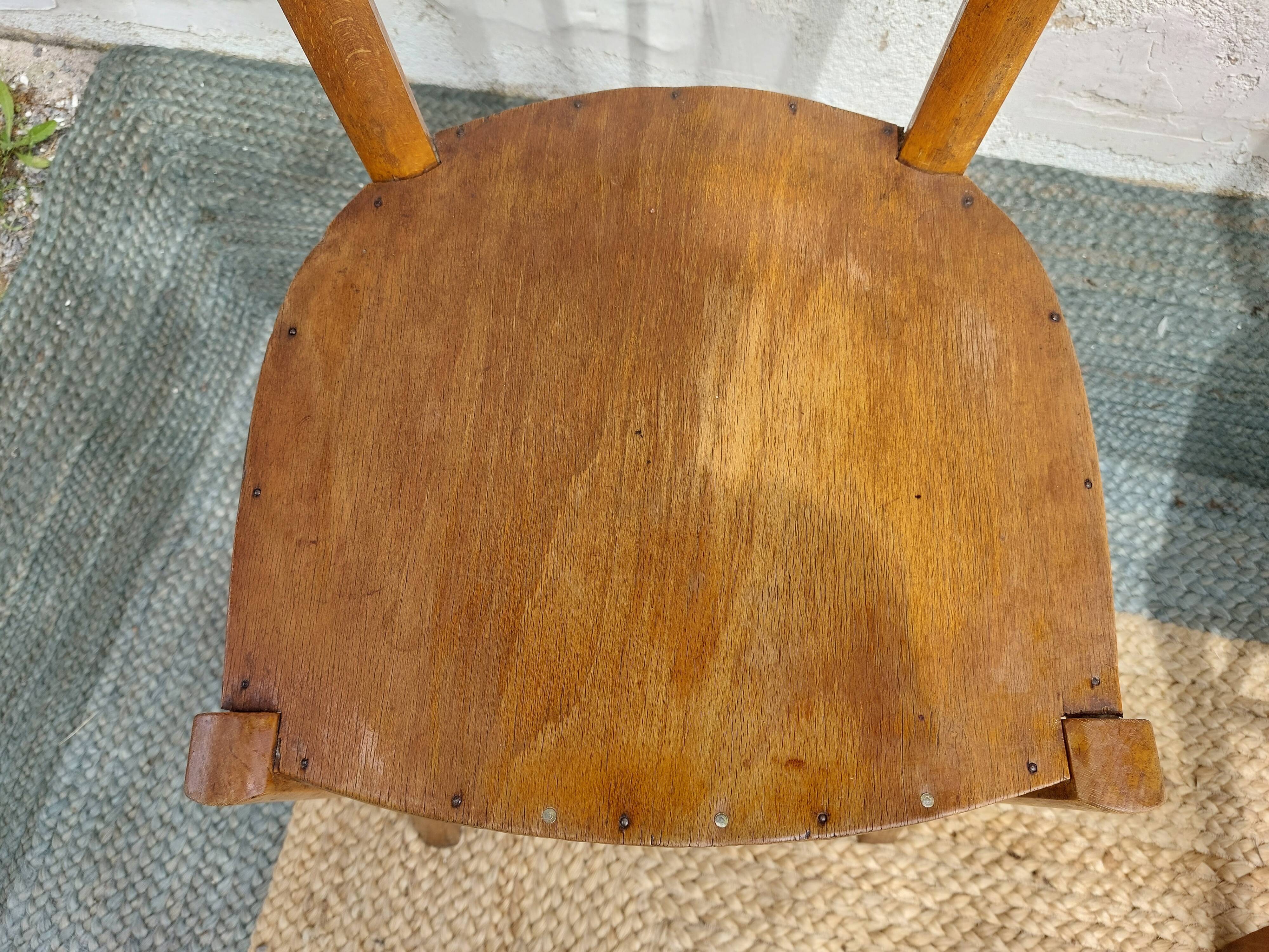 pair of bistro chairs