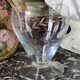 Duo de verres à eau en verre gravé