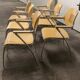 Lot of 6 "Golf" model chairs designed by Francesco Zaccone for the Brunner brand