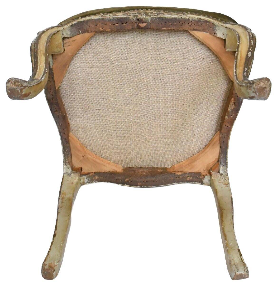 Louis XV period chair stamped by Claude-François DROUILLY