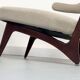Lounge chairs with new fabric, 1950s, Set of 2