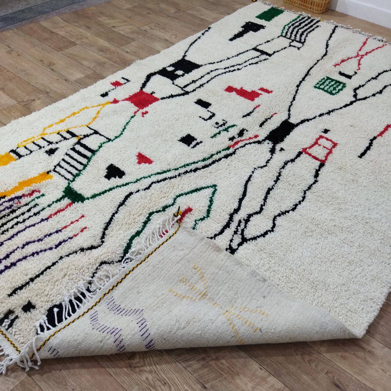 Handmade Moroccan Berber rug 315 X 190 CM