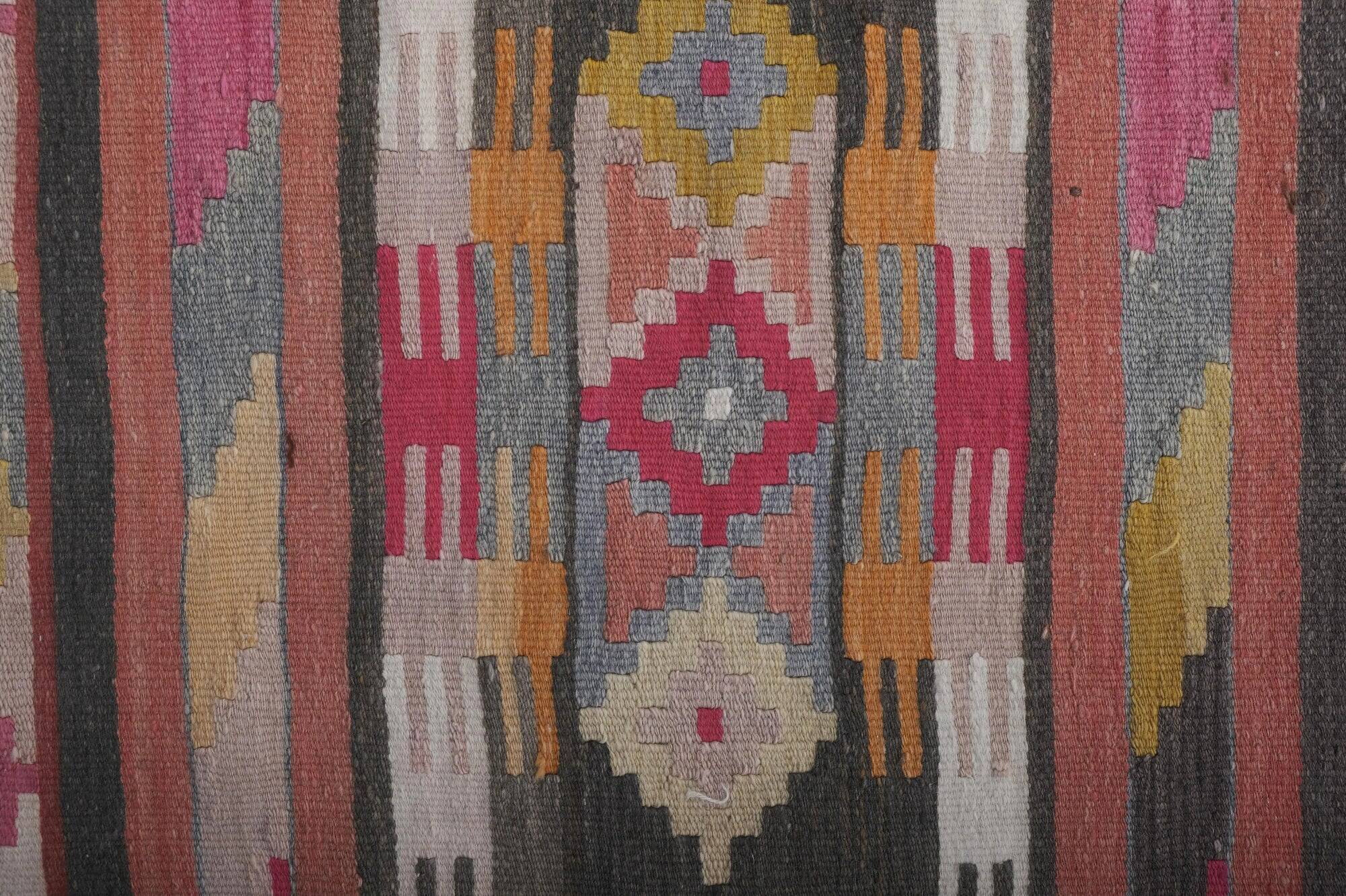 Vintage Turkish hallway rug 67x723 cm
