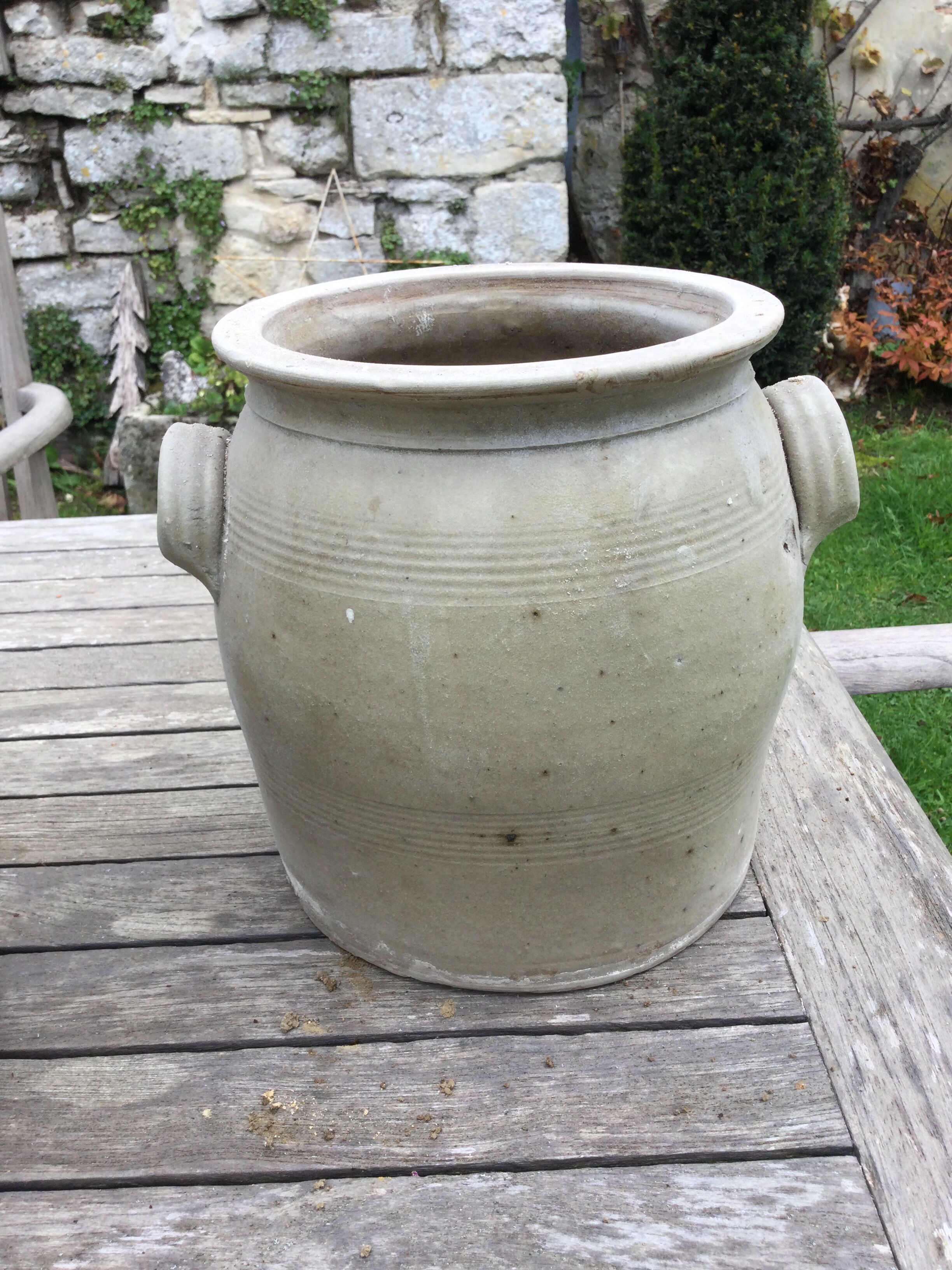 Old sandstone pot