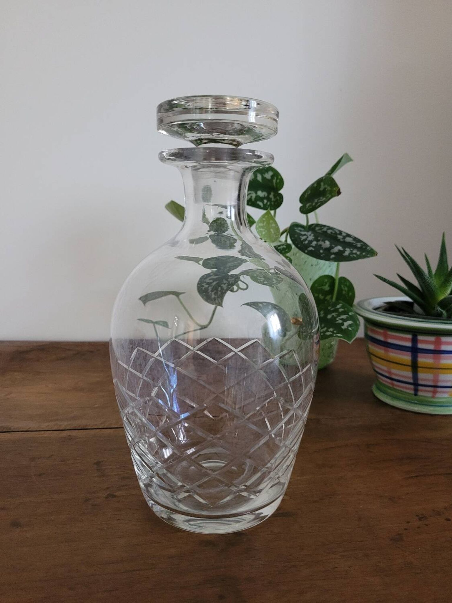 Carafe n°1 en cristal ciselé