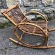 Vintage rattan armchair