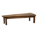 Mid-century organic Scandinavian coffee table, wabi-sabi style, made in the 1960s.