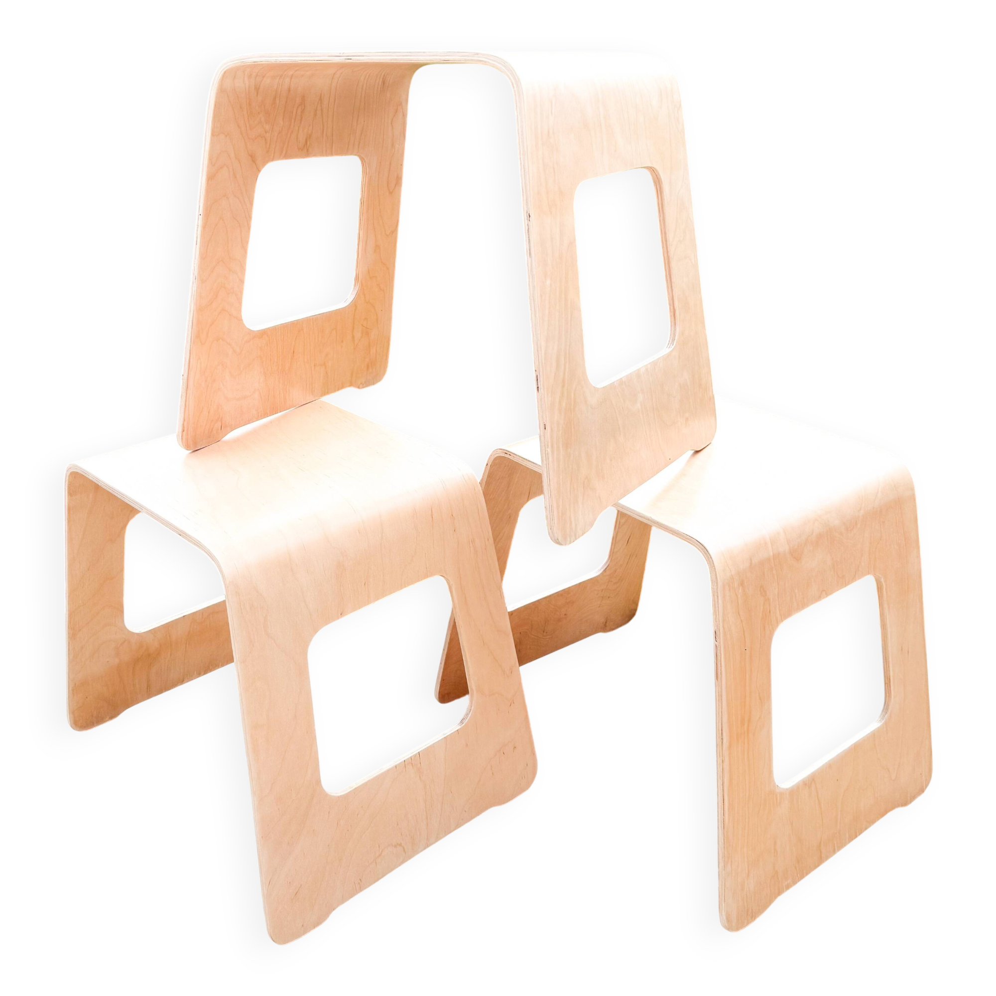 3 stools by Lisa Norinder for IKEA, 1990s