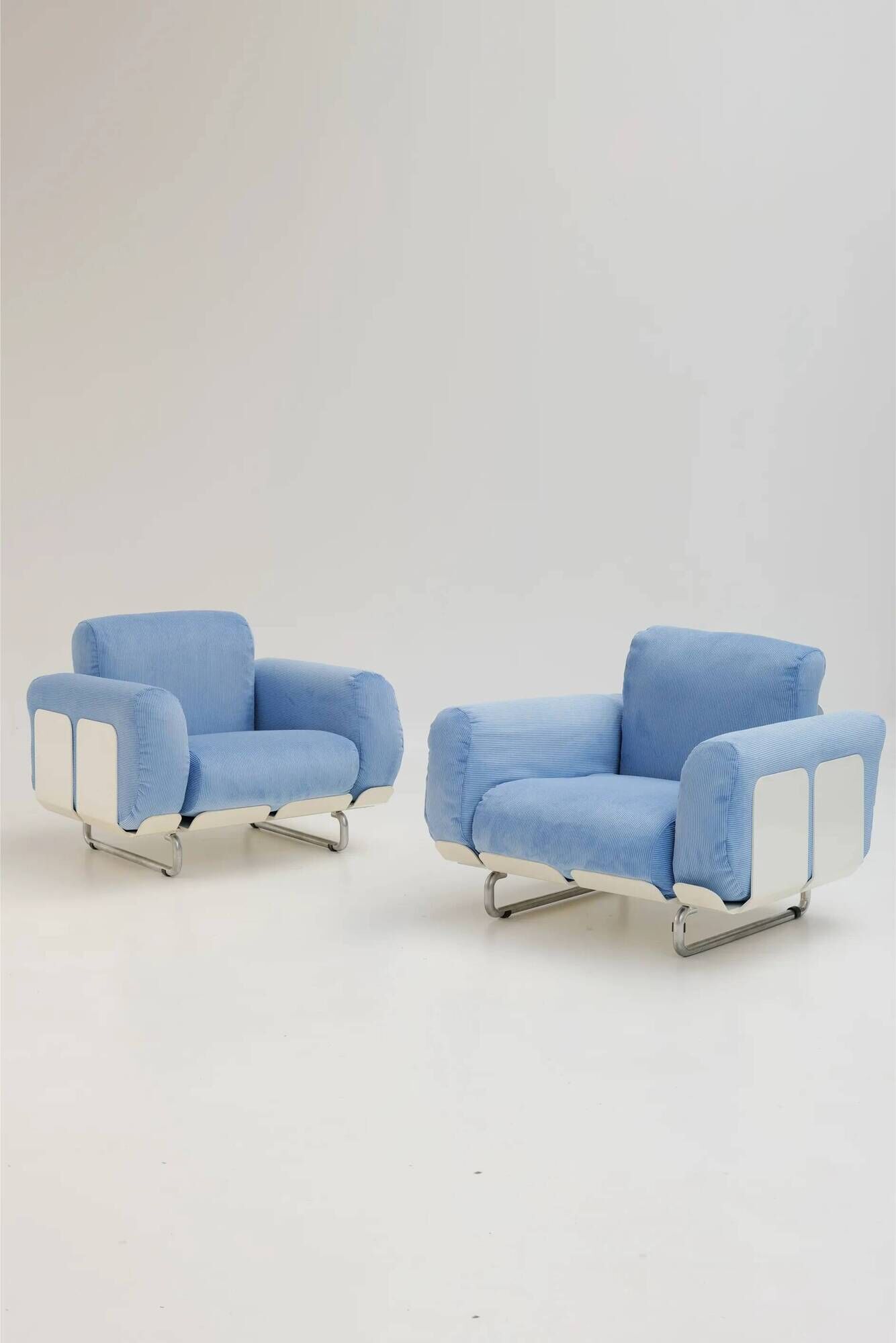 Pair of Senzafine armchairs by Eleonore Peduzzi Riva for Zanotta