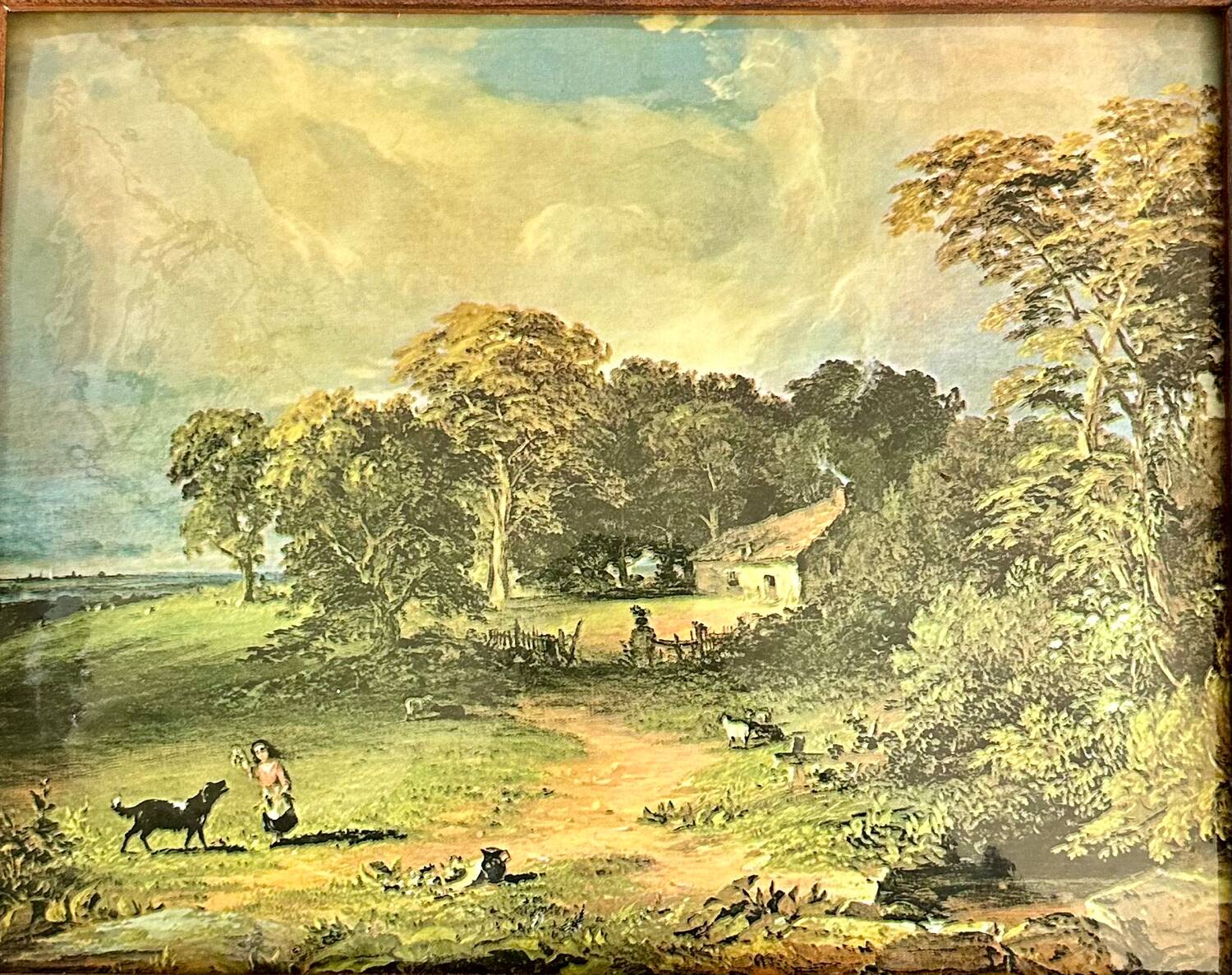 Enamel board, hand hammered, Helca process