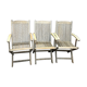 3 chaises de jardin pliantes vintage en teck River Han