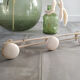 Triple white metal coat rack 60s
