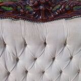 Banquette 3 places style Baroque Rococo